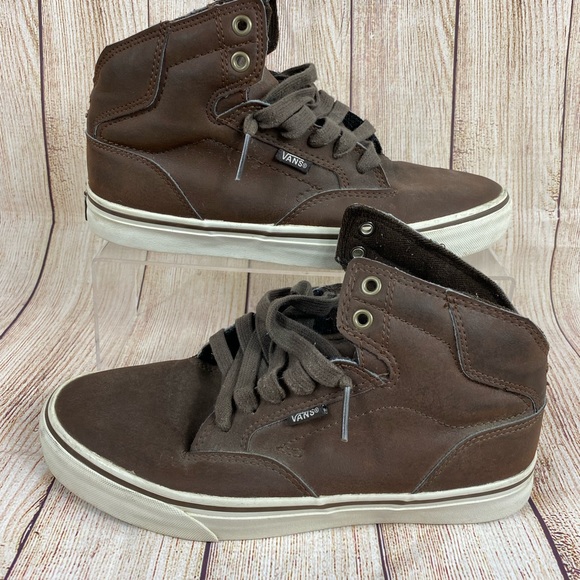 Vans | Mid Top Brown TB4R Off The Wall Men’s Skateboard Sneakers | Size 8 - Picture 4 of 11